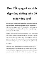 Tài liệu Đón Tết rạng rỡ và xinh đẹp cùng những món đồ màu vàng tươi pdf