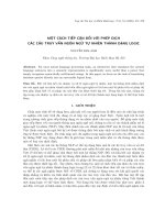 Tài liệu Một cách tiếp cận đối với phép dịch các câu truy vấn ngôn ngữ tự nhiên thành dạng logic. ppt