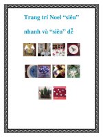 Tài liệu Trang trí Noel “siêu” nhanh và “siêu” dễ ppt