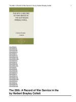 Tài liệu The 28th: A Record of War Service in the Australian Imperial Force, 1915-19 docx