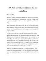 Tài liệu DN “sân sau”: Khối rủi ro đe dọa các ngân hàng pdf