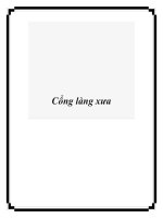 Tài liệu Cổng làng xưa pot