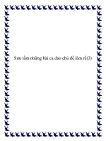 Tài liệu Những bài ca dao chủ đề dâu rể ppt