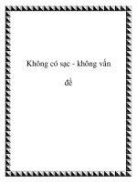 Tài liệu Không có sạc - không vấn đề ppt