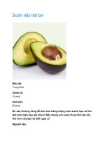 Tài liệu Sườn nấu trái bơ docx