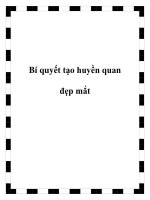 Tài liệu Bí quyết tạo huyền quan đẹp mắt potx