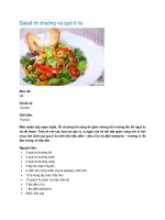 Tài liệu Salad ớt chuông và quả ô liu docx