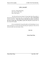 hoàn thiện công tác thẩm định dự án đầu tư vào lĩnh vực dệt may tại ngân hàng nông nghiệp và phát triển nông thôn nam hà nội