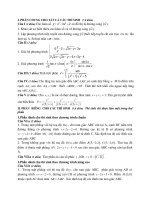 Tài liệu Đề Thi Thử Đại Học Khối A, A1, B, D Toán 2013 - Phần 27 - Đề 9 docx