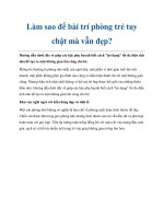 Tài liệu Làm sao để bài trí phòng trẻ tuy chật mà vẫn đẹp? docx