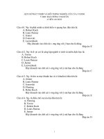 Tài liệu Lịch sử phát triển và đối tượng nghiên cứu của vi sinh y học đại cương vi khuẩn pot
