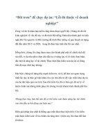 Tài liệu “Bôi trơn” để chạy dự án: “Lỗi đó thuộc về doanh nghiệp!” docx