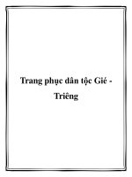 Tài liệu Trang phục dân tộc Gié Triêng pptx