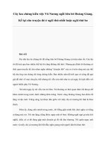 Tài liệu Cây lau chứng kiến việc Vũ Nương ngồi bên bờ Hoàng Giang. Kể lại câu truyện đó ở ngôi thứ nhất hoặc ngôi thứ ba pptx