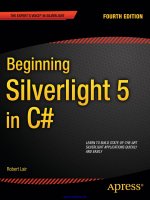 Tài liệu Beginning Silverlight 5 in C Sharp 4th Edition docx
