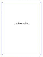 Tài liệu Cây sầu đâu trị sốt rét pptx