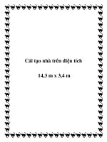 Tài liệu Cải tạo nhà trên diện tích 14,3 m x 3,4 m pdf