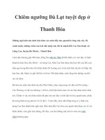 Tài liệu Chiêm ngưỡng Đà Lạt tuyệt đẹp ở Thanh Hóa docx