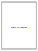 Tài liệu Biệt thự của Lady Gaga docx