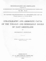Tài liệu STRATIGRAPHY AND AMMONITE FAUNA OF THE VOLGIAN AND BERRIASIAN ROCKS OF EAST GREENLAND ppt