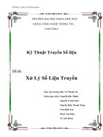 Tài liệu Đề tài: Xử lý số liệu truyền doc