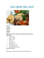 Tài liệu Lẩu nghêu tiêu xanh pdf