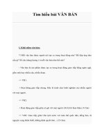 Tài liệu Tìm hiểu bài VĂN BẢN pdf