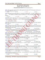 luyện thi đại học vật lý 2014 đáp án- đề 2