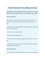 Tài liệu 4 bước làm mới văn phòng của bạn pptx