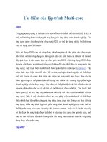 Tài liệu Ưu điểm của lập trình Multi-core docx