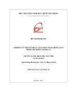 Nghiên cứu một số thuật toán phân tích không gian trong hệ thông tin địa lý