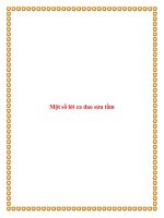 Tài liệu Một số lời ca dao sưu tầm pptx