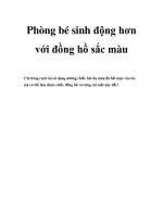 Tài liệu Phòng bé sinh động hơn với đồng hồ sắc màu pptx