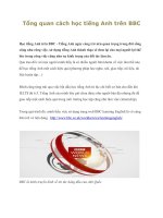 Tài liệu Tổng quan cách học tiếng Anh trên BBC pptx