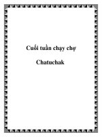 Tài liệu Cuối tuần chạy chợ Chatuchak ppt