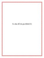 Tài liệu Ca dao đề tài báo hiếu, vợ chồng pot