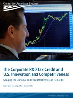 Tài liệu The Corporate R&D Tax Credit and U.S. Innovation and Competitiveness docx