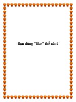 Tài liệu Bạn dùng 