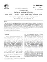 Tài liệu Chaos and graphics Universal aesthetic of fractals docx