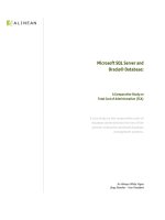 Tài liệu Microsoft SQL Server and Oracle® Database: A Comparative Study on Total Cost of Administration (TCA) docx