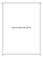 Tài liệu Kiến trúc thiết kế nhà 4,5x18m pdf