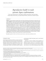 Tài liệu Reproductive health in male systemic lupus erythematosus pdf