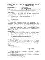 Tài liệu ĐỀ THI HỌC SINH GIỎI TỈNH CÀ MAU HÓA LỚP 12 THPT NĂM 2012 pot