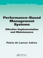 Tài liệu Performance-Based Management Systems Effective Implementation and Maintenance docx