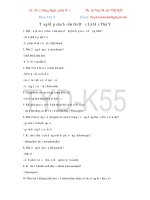 Câu hỏi   đáp án ôn dược lý