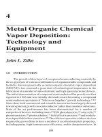 Tài liệu Metal Organic Chemical Vapor Deposition: Technology and Equipment docx