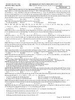 Tài liệu Đề Thi Đại Học Khối A, A1 Vật Lý 2013 - Phần 7 - Đề 4 docx