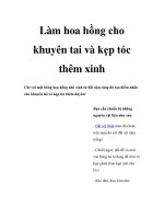 lam hoa hong cho khuyen tai va kep toc