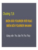 Tài liệu BÀI GIẢNG XỬ LÝ SỐ TÍN - Chương 7 và 8 potx