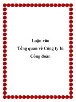 Tài liệu Luận văn Tổng quan về Công ty In Công đoàn doc